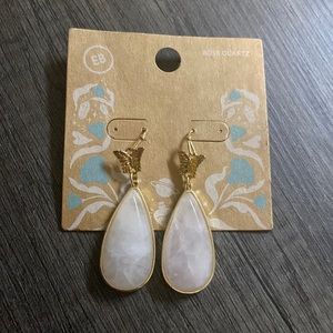 Earthbound Rose Quartz earrings, i’ve never worn them.